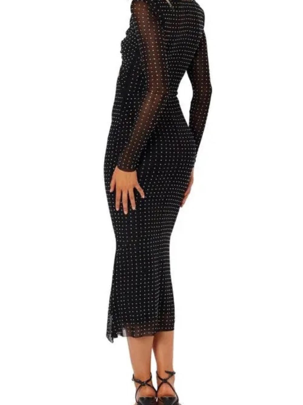 Salvatore Long Sleeve Midi Dress Petal & Pup - Picture 3 of 7